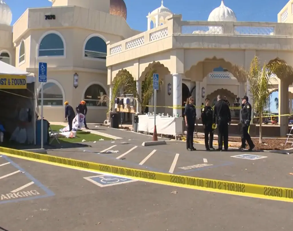 Shooting at gurdwara in California, USA, in which two people are in critical condition