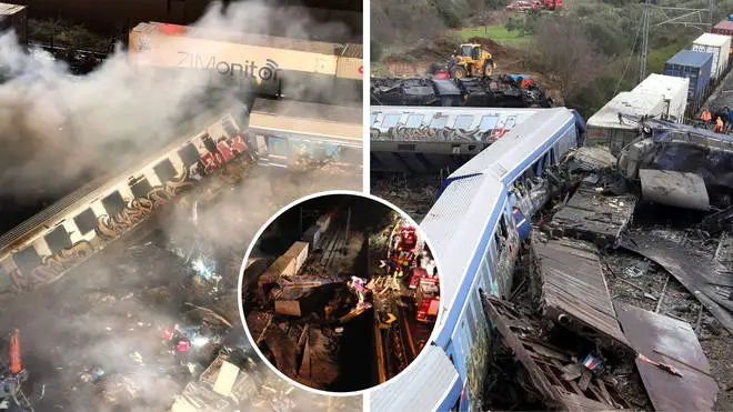 32 people have died and at least 85 people injured in a train accident in Greece